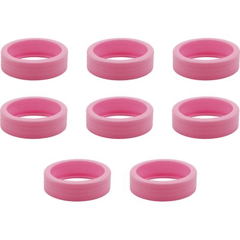 Ensemble de 8 protections de roues en silicone et ABS pour valises, réduisant le bruit et protégeant contre l'usure et les chocs pendant le voyage.-AquaForge (1/5)