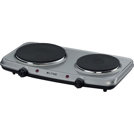 Eltac Rommelsbacher DK28 piano cottura elettrico argento