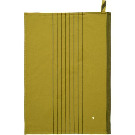 Torchon de Cuisine en Coton Biologique 50 x 70 cm Essuie-Vaisselle Rayures - PANGIVO (1/2)