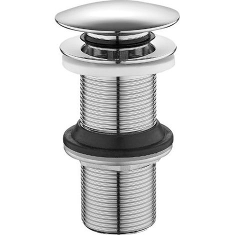 Piletta click clack tonda H 100 senza troppo pieno 1"1/4  Tecom