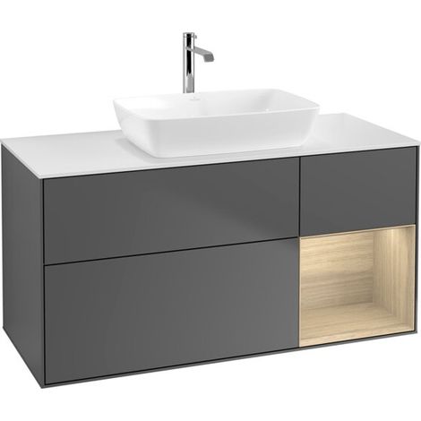 Villeroy & Boch F831PCGK Meuble sous-lavabo Finion F83 (1/2)