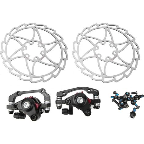 Étrier de Frein à Disque en Acier Inoxydable pour VTT - Accessoire Universel Noir (1/5)