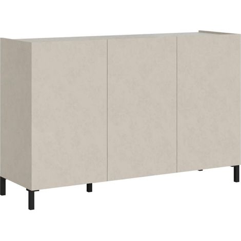Madia 3 ante 130x40x84 cm Solaria cashmere