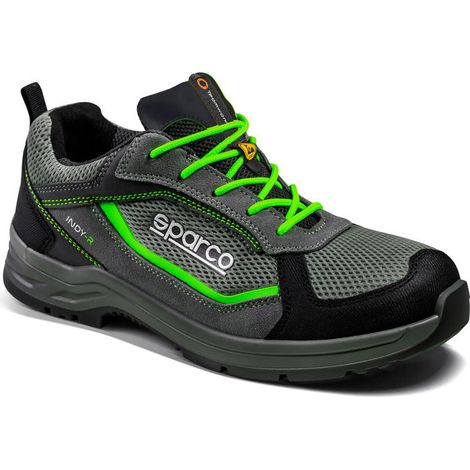 Scarpe Antinfortunistiche Sparco Indy Sonoma ESD S1P Grigio/Verde 43