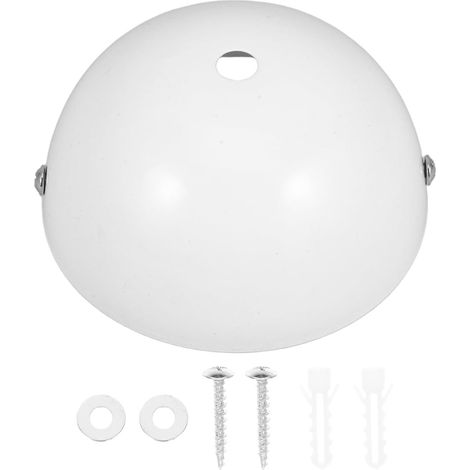 White Ceiling Cover for Chandelier Light Cover Plate 3.94 X 3.94 X 1.97 in Canopy Kit For Suspension With Screws And Bolts For Home And Office (1/5)