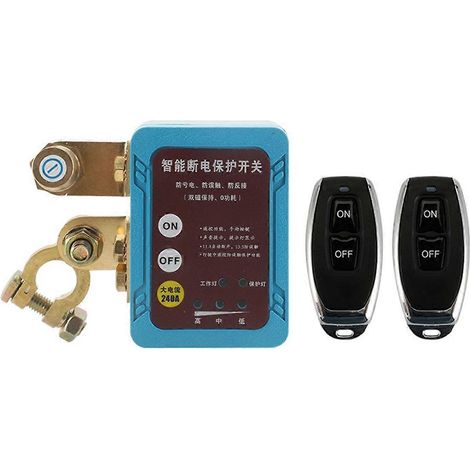 Fernausschalter für Autobatterie, Hauptschalter für Autobatterie, 12V--
