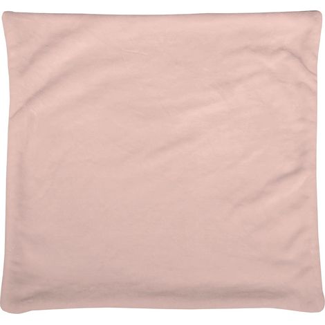 Stof - Housse de Coussin - Taille 40x40 cm - 100% Polyester - Couleur Rose - Modèle Doudou - Linge de Lit pour Maison - Lavage à 30° (1/3)