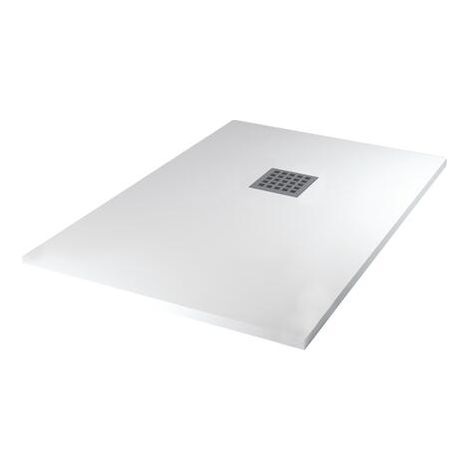 Receveur de douche résine de synthèse Mina blanc 70x100 (1/2)
