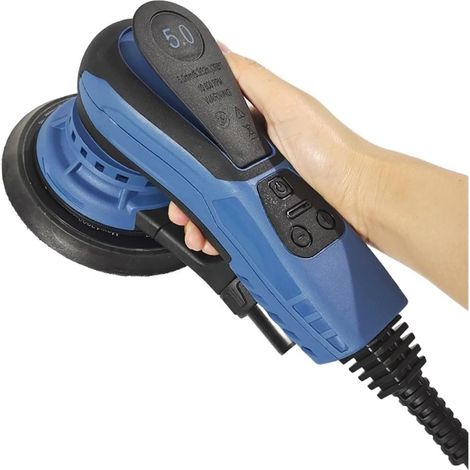 Polisseuse Ponceuse Ponceuse Électrique Machine À Papier De Verre Brosse Sans Carbone Voiture Mastic Bois Meubles Rectifieuse 350W6 Pouces 150mm (1/5)