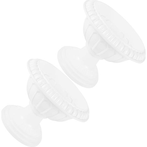 Lot de 2 Pots de Fleurs Romains en Plastique, Grand Diamètre, Style Vintage Rétro, Jardinières Décoratives pour Mariage, Balcon et Jardin, Pots de Fleurs Succulentes, Porte-Fleurs (1/5)