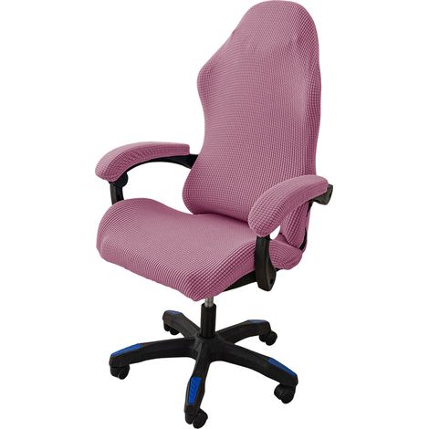 1 Ensemble Housse de chaise, Tissu Jacquard extensible, Anti-griffures chat, Pour chaise bureau gamer (1/5)