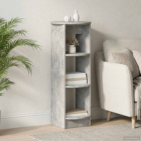 vidaXL  Side Cabinet  Concrete Grey 40 x 40 x 100 cm Engineered Wood