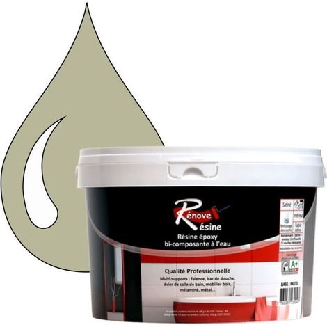 Peinture Résine - Rénove Résine 0.5L - Gris silex - Finition Mat - Universel (1/4)