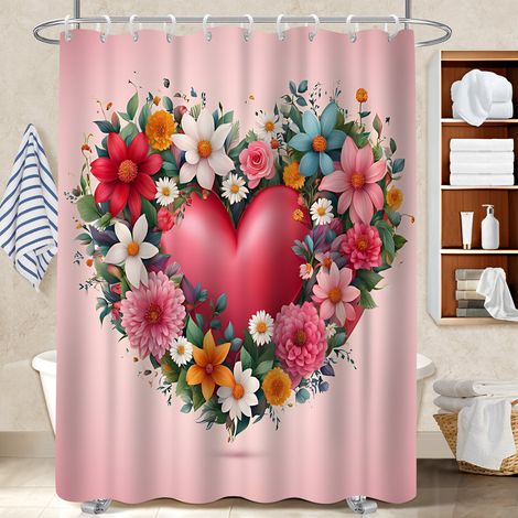 Rideau polyester pour douche 180x180 Épais polyester pour salle de bain pour un relooking rapide de sa salle de bain (1/5)