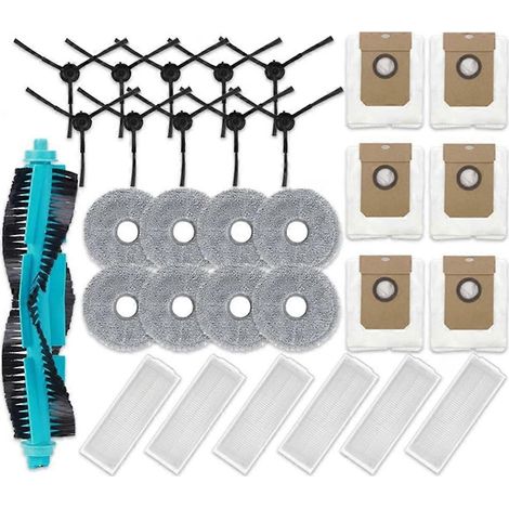 Filtre pour aspirateur brosse pour aspirateur Filtre de brosse pour aspirateur filtre de Cecotec Conga 11090 Spin Revolution Robot Aspirateur Main Side Brosse HEPA Filtre Serpillière Cloth Sac à pouss (1/5)