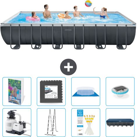 Ultra XTR Pool Rechteckig - 732x366x132 cm - 9-teilig S608
