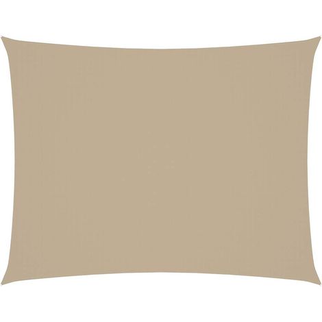 Maison Exclusive - Voile de parasol tissu oxford rectangulaire 6x7 m beige (1/5)