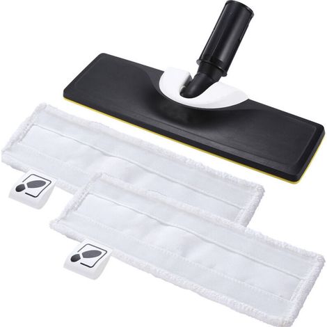 Accesorio de cepillo mágico Kärcher para limpiador a vapor vertical Kärcher SC3 - 1 cepillo SC3 + 2 paños nuevos -Crezuo