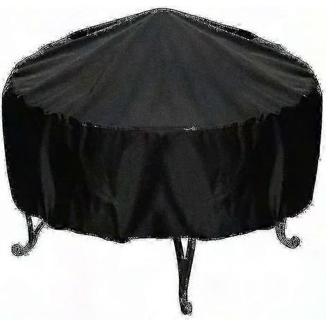 Housse Barbecue Ronde Imperméable, Protection Grill Extérieur Anti-UV et Résistante à l'Eau, Couvercle de Barbecue à Charbon pour Jardin, Solide et Durable, Taille Standard (1/5)