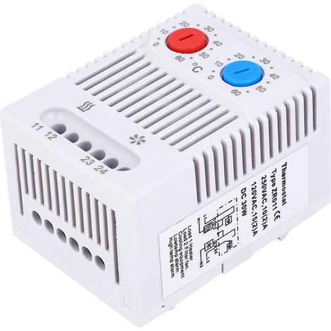 Thermostat mécanique réglable 0-60℃ avec interrupteur marche/arrêt ZR011 (1/5)
