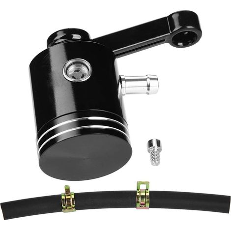tasse d'huile de frein de moto, tasse d'huile de réservoir de réservoir de fluide de maître-cylindre d'embrayage de frein de moto pour noir (1/5)