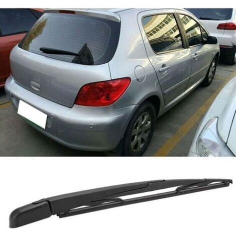 Car Rear Wiper Blade Rear Windshield Wiper Arm Set 6429T1 Black Fit for 307 2000-2012 (1/4)