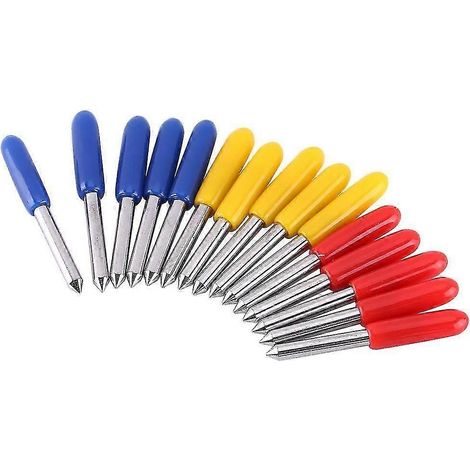 15 lames de rechange en acier tungstène pour traceur, 30, 45 et 60 degrés. (1/5)