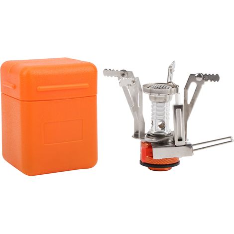 Faltbarer Mini-Gaskocher, tragbar, winddicht, ideal für Camping und Picknicks