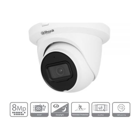 DAHUA - Dome ottica fissa 8 mpx - IPC-HDW5842TM-ASE-S3