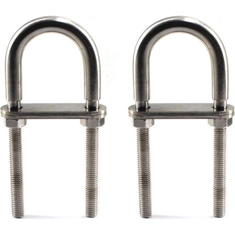 M8x100 U Bolt Boulon en acier inoxydable 304 (2 Pièces) (1/5)