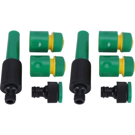 2 Lots Connecteur Rapide Arrosage G1/2 Pour Tuyau Adaptateur Jardin Irrigation Plantes Set de 8 Pièces (1/5)