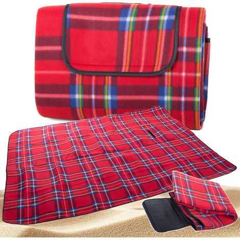 Couverture pliable 150x200 rouge (24) GABA (1/5)