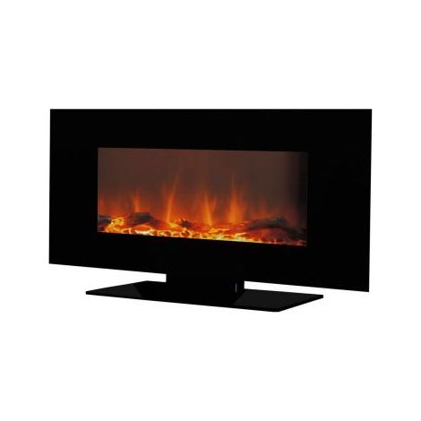 ELEKTROKAMIN METALLGEHÄUSE SW MIT STANDFUß, B84XH50,9XT26CM