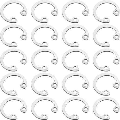 50Pcs Anneau Circlips Interne 12mm Acier Inoxydable 304 Argenté (1/5)