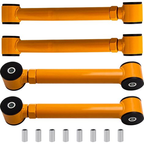 2x Rear Upper 2x Front Lower Control Arms For Jeep Grand Cherokee ZJ Wrangler TJ
