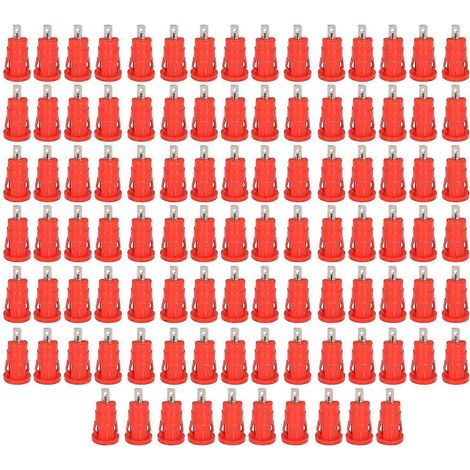 100 Stück Bananenstecker-Anschlussklemmen, 4 mm Sicherheitsringklemmen, vernickelte Kupferklemmen (1/4)