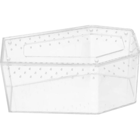Boîte d'alimentation transparente pour reptiles, adaptée aux petits reptiles, fabriquée en acrylique. (1/5)