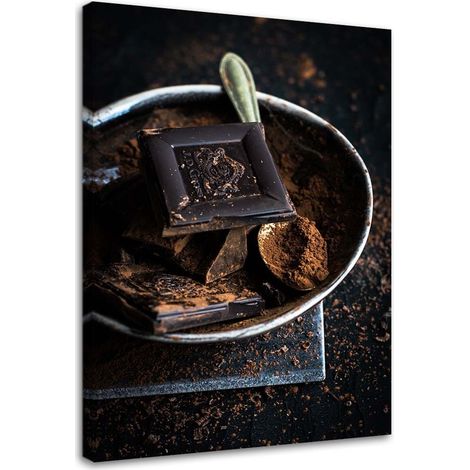 Tableau sur toile Chocolat Cacao 40x60 (1/5)