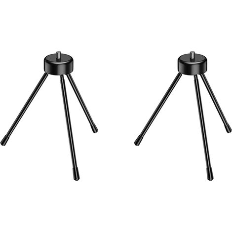Trépieds de bureau avec vis 1/4 pouce, compatibles avec les projecteurs et tous les appareils photo, lot de 2 (1/5)