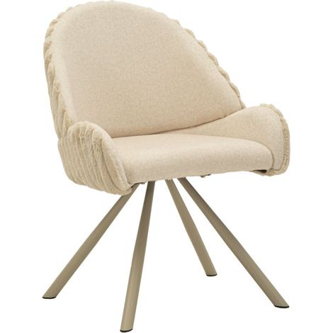 Sedia Stoccolma -A-Crema Set 2 Pz Cm 58X53X85 (1/5)