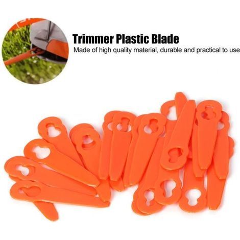 Set of 24 plastic replacement blades for Stihl Polycut 2-2. (1/4)