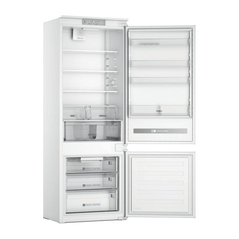 Whirlpool – Réfrigérateur combiné inversé 193.5cm – Volume 400L – 2 portes – Froid brassé – Classe E – Dimensions 193.5 x 69 x 54.5cm (1/5)