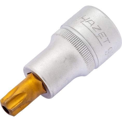 Douille mâle TX 992-T50H ∙ Carré creux 12,5 mm (1/2 pouce) ∙ Profil TX « tamper résistant » ∙ 55 mm HAZET (1/2)