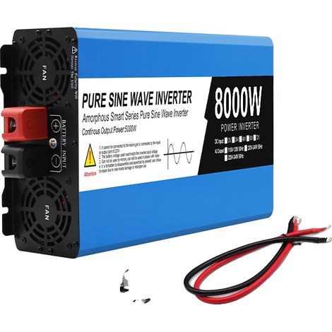 Inverter CC/CA, onda sinusoidale pura, alta efficienza, 8000 W-24 V (1/2)