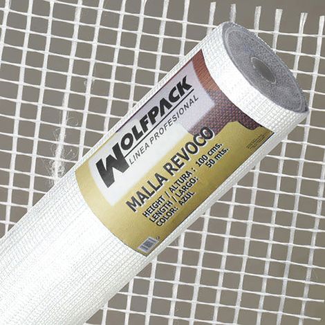 Rete Intonaco Bianco Rotolo 50 mt. x 1 metro/4 x 4,5 mm.