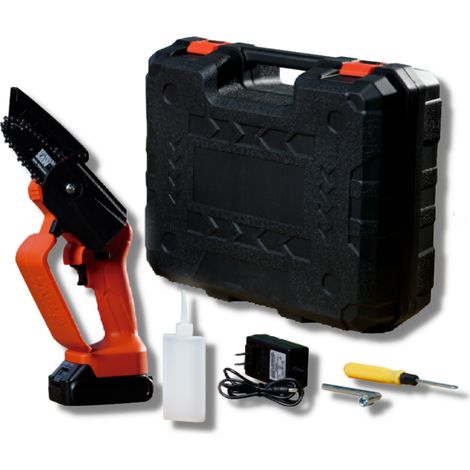Venteo – Élagueuse à batterie 21V sans fil – Moteur Brushless – Légère et compacte – Lumière LED – Pour bois dur et teck