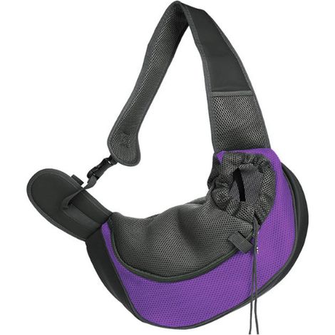 1 Sac transport animal, maille respirante, bandoulière réglable, attache sécurité, poche zippée, métro voyage randonnée (1/5)