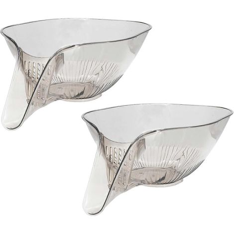 Ensemble polyvalent de panier d'égouttage, passoire d'évier, entonnoir et passoires alimentaires pour un lavage efficace des fruits et légumes.