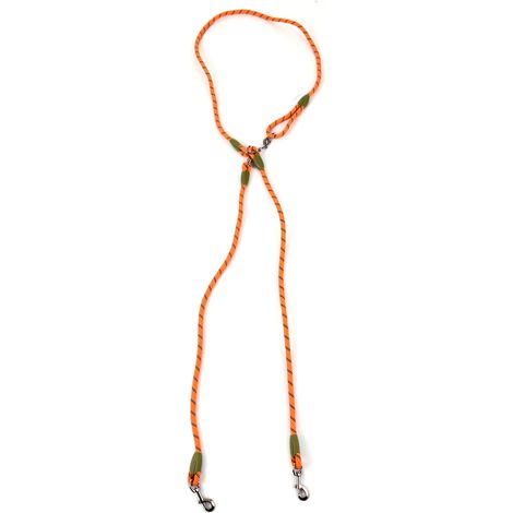 Laisse mains libres pour chien, en Nylon, entraînement pour animaux de compagnie, marche avec coutures réfléchissantes, bandoulière réglable pour petits, moyens et grands chiens (1/5)