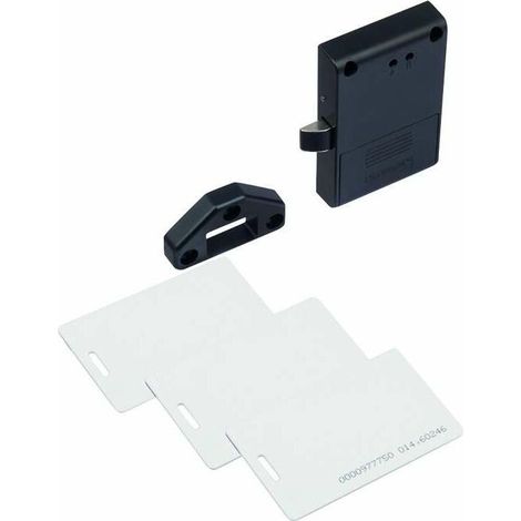 – Serrure électrique invisible à cartes 125kHz – Épaisseur porte 20mm – Alimentation 3 piles AA – Indicateur batterie faible (1/2)